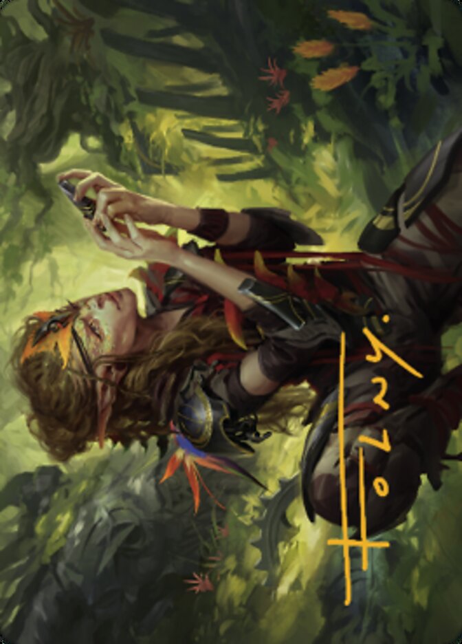 Meria, Scholar of Antiquity Art Card (Gold-Stamped Signature) [Dominaria United Art Series] - Destination Retro