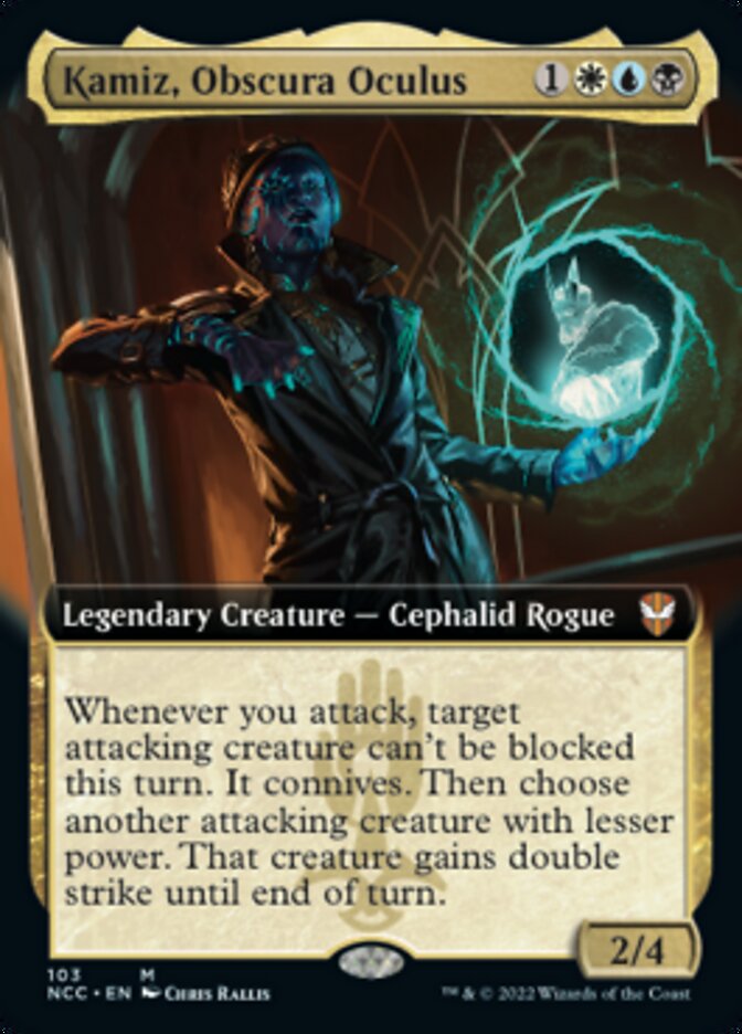Kamiz, Obscura Oculus (Extended Art) [Streets of New Capenna Commander] - Destination Retro