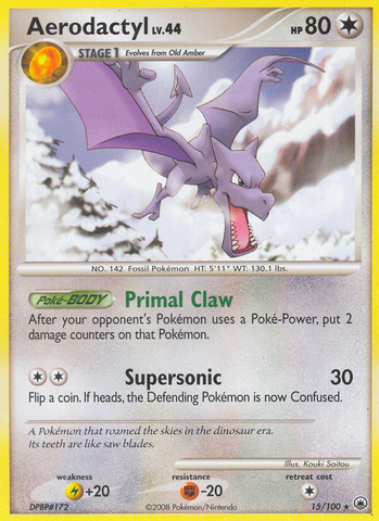 Aerodactyl (15/100) [Diamond & Pearl: Majestic Dawn] - Destination Retro