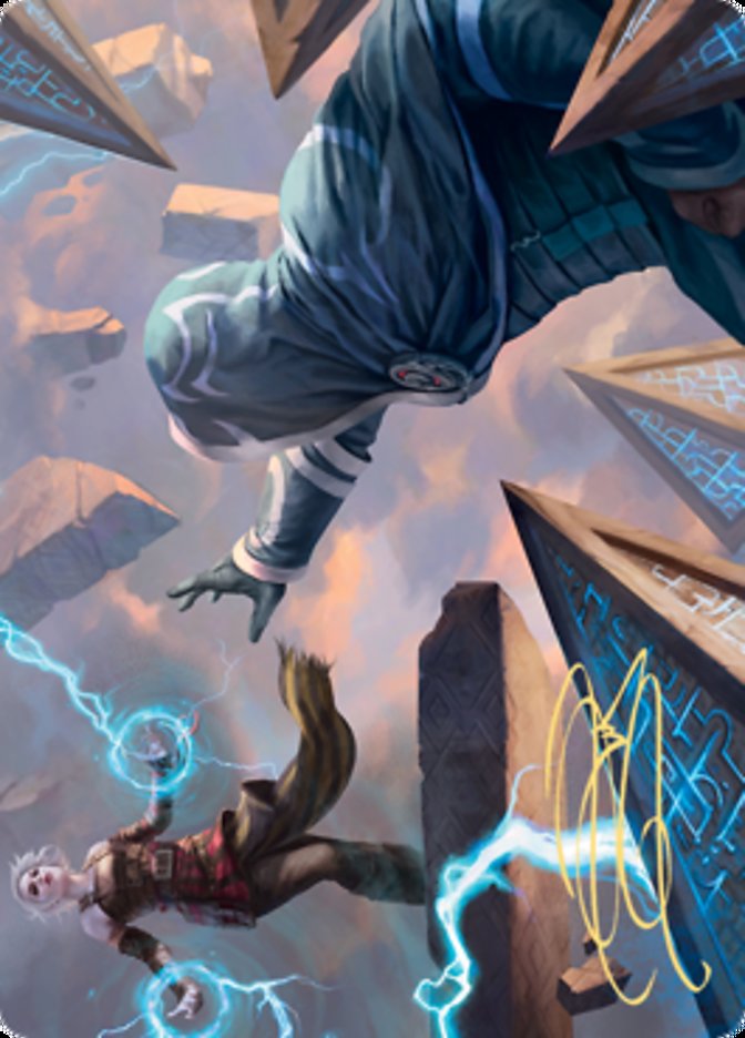 Nahiri's Binding // Nahiri's Binding Art Card [Zendikar Rising Art Series] - Destination Retro