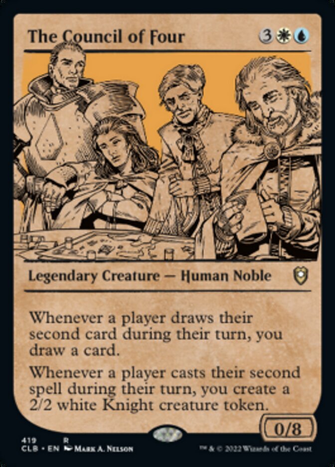 The Council of Four (Showcase) [Commander Legends: Battle for Baldur's Gate] - Destination Retro