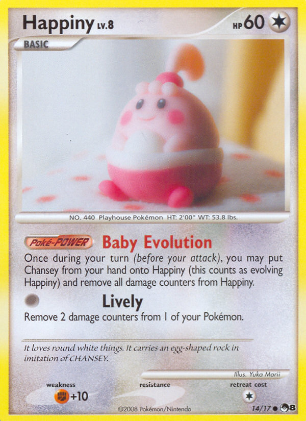 Happiny (14/17) [POP Series 8] - Destination Retro
