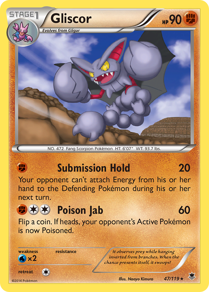 Gliscor (47/119) [XY: Phantom Forces] - Destination Retro
