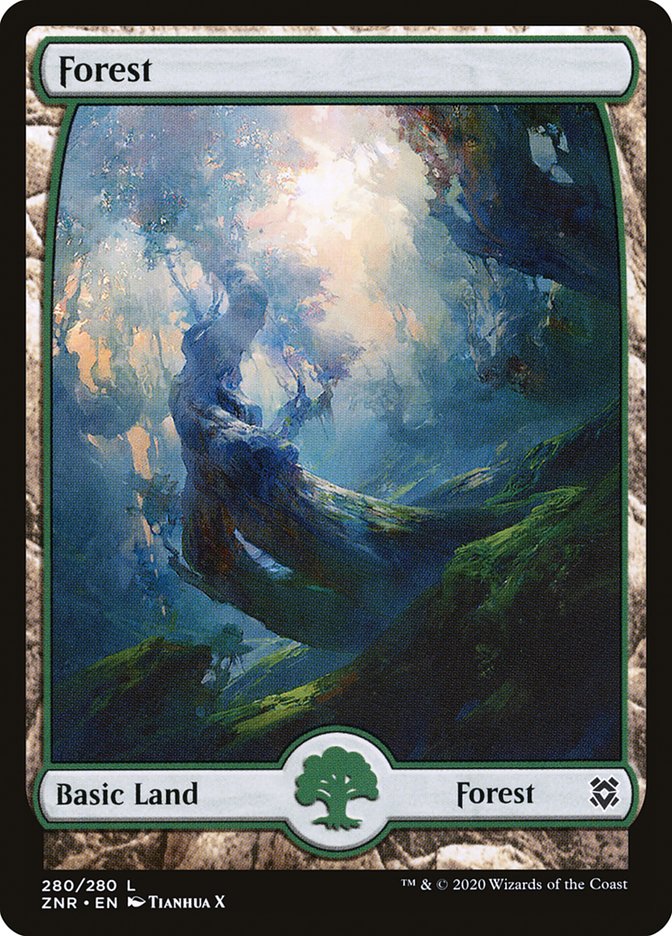 Forest (280) [Zendikar Rising] - Destination Retro