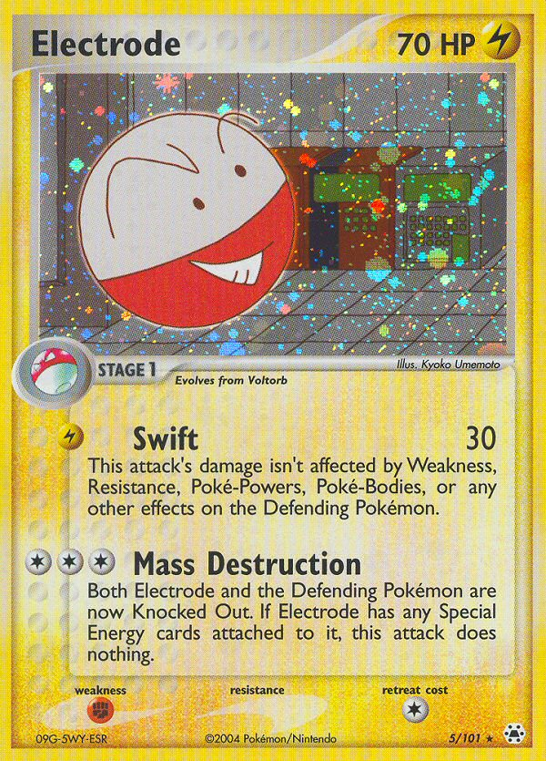 Electrode (5/101) [EX: Hidden Legends] - Destination Retro