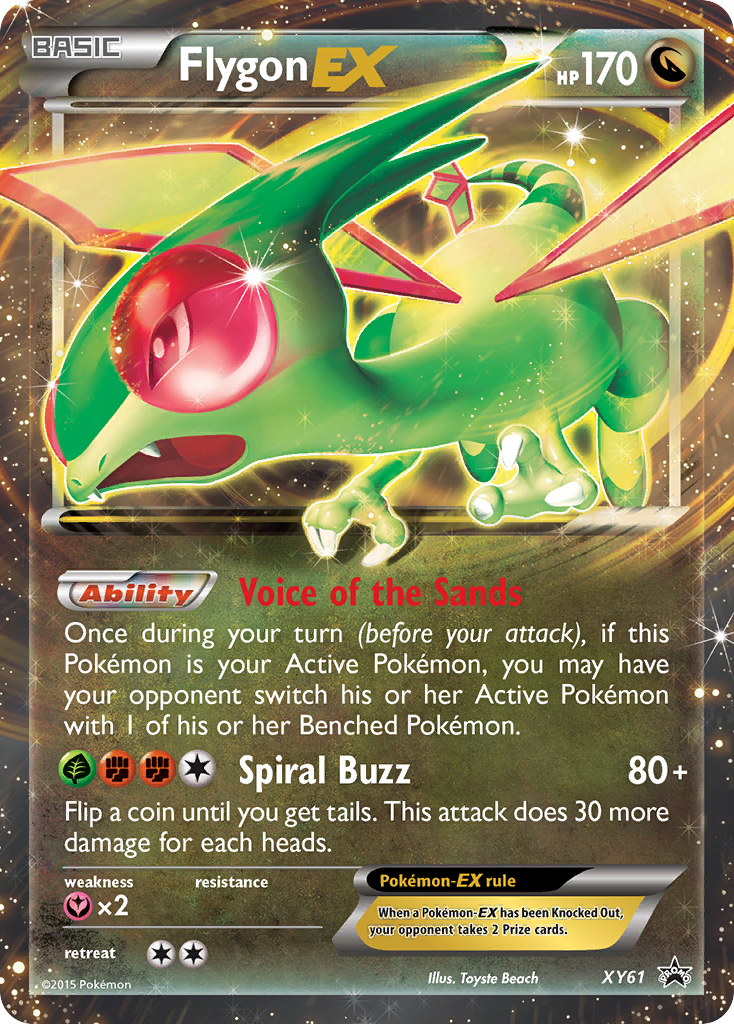 Flygon EX (XY61) [XY: Black Star Promos] - Destination Retro