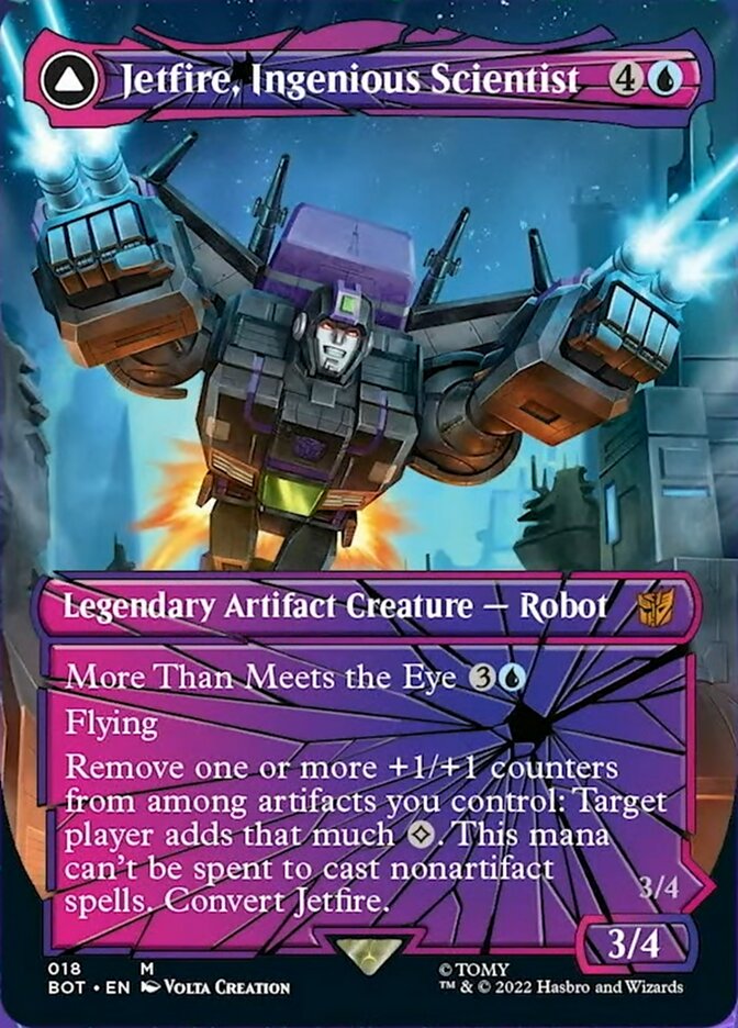 Jetfire, Ingenious Scientist // Jetfire, Air Guardian (Shattered Glass) [Universes Beyond: Transformers] - Destination Retro