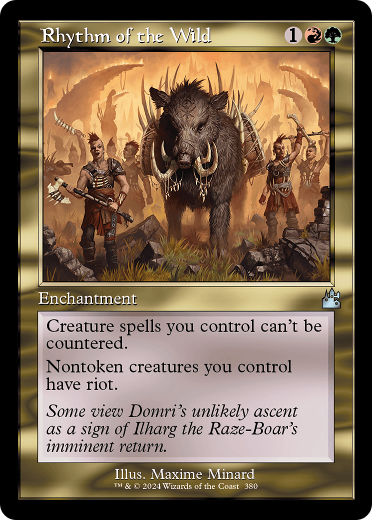 Rhythm of the Wild (Retro Frame) [Ravnica Remastered] - Destination Retro