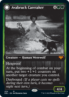 Avabruck Caretaker // Hollowhenge Huntmaster [Innistrad: Double Feature] - Destination Retro