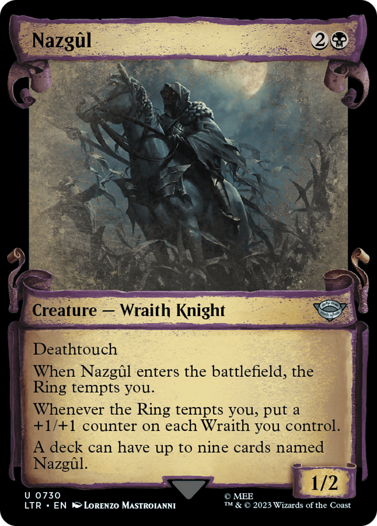 Nazgul (0730) [The Lord of the Rings: Tales of Middle-Earth Showcase Scrolls] - Destination Retro