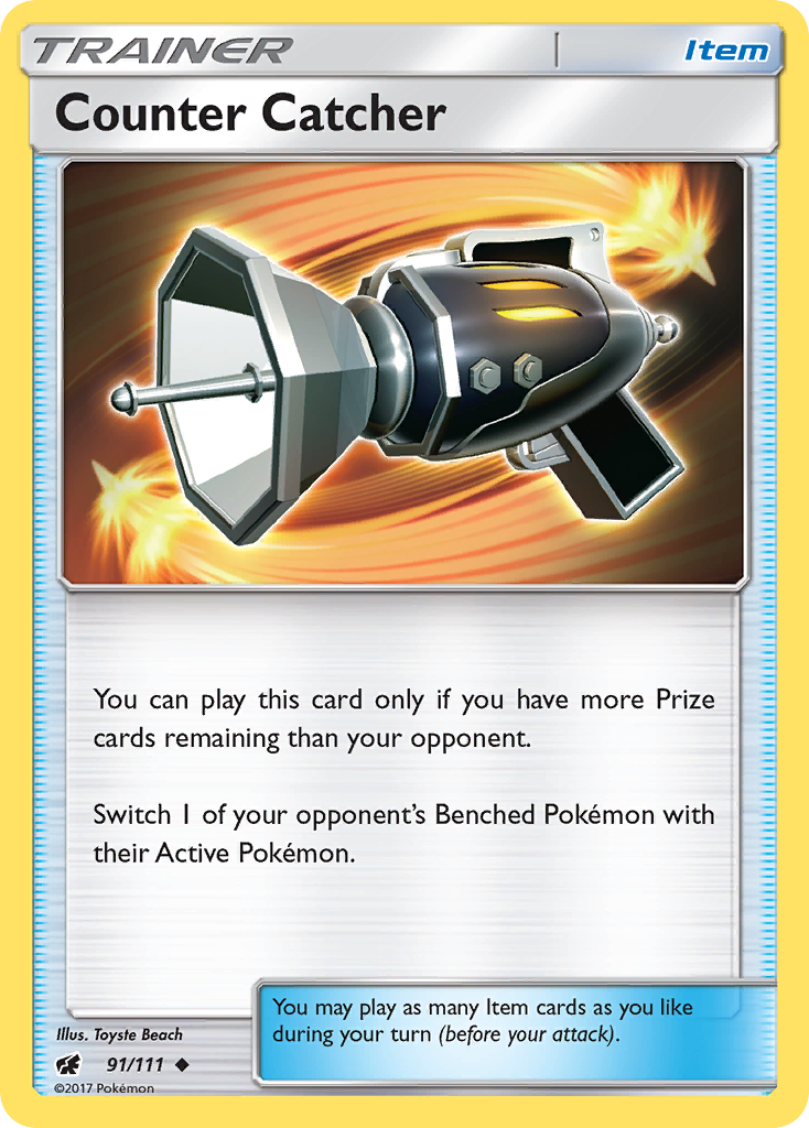Counter Catcher (91/111) [Sun & Moon: Crimson Invasion] - Destination Retro