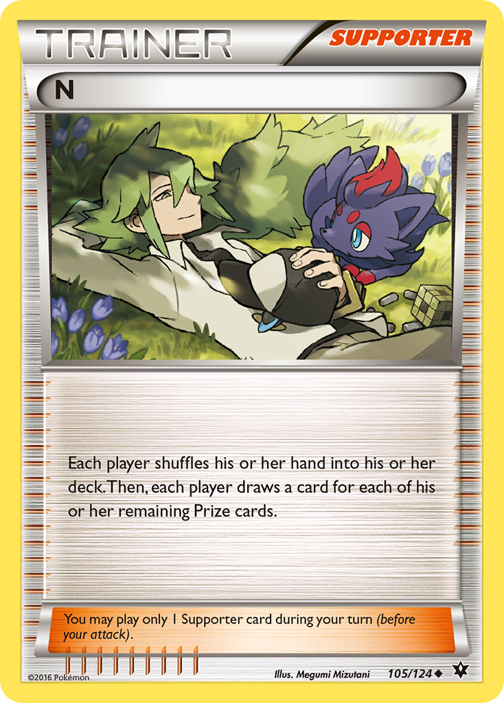 N (105/124) [XY: Fates Collide] - Destination Retro