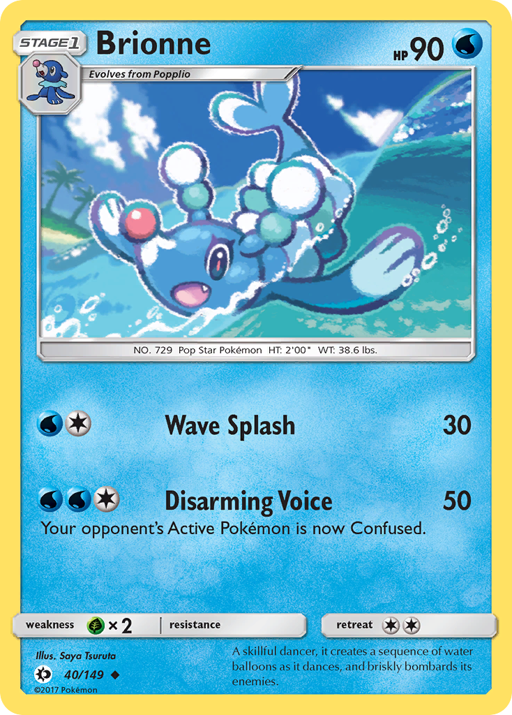 Brionne (40/149) [Sun & Moon: Base Set] - Destination Retro