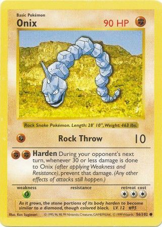Onix (56/102) [Base Set Shadowless Unlimited] - Destination Retro