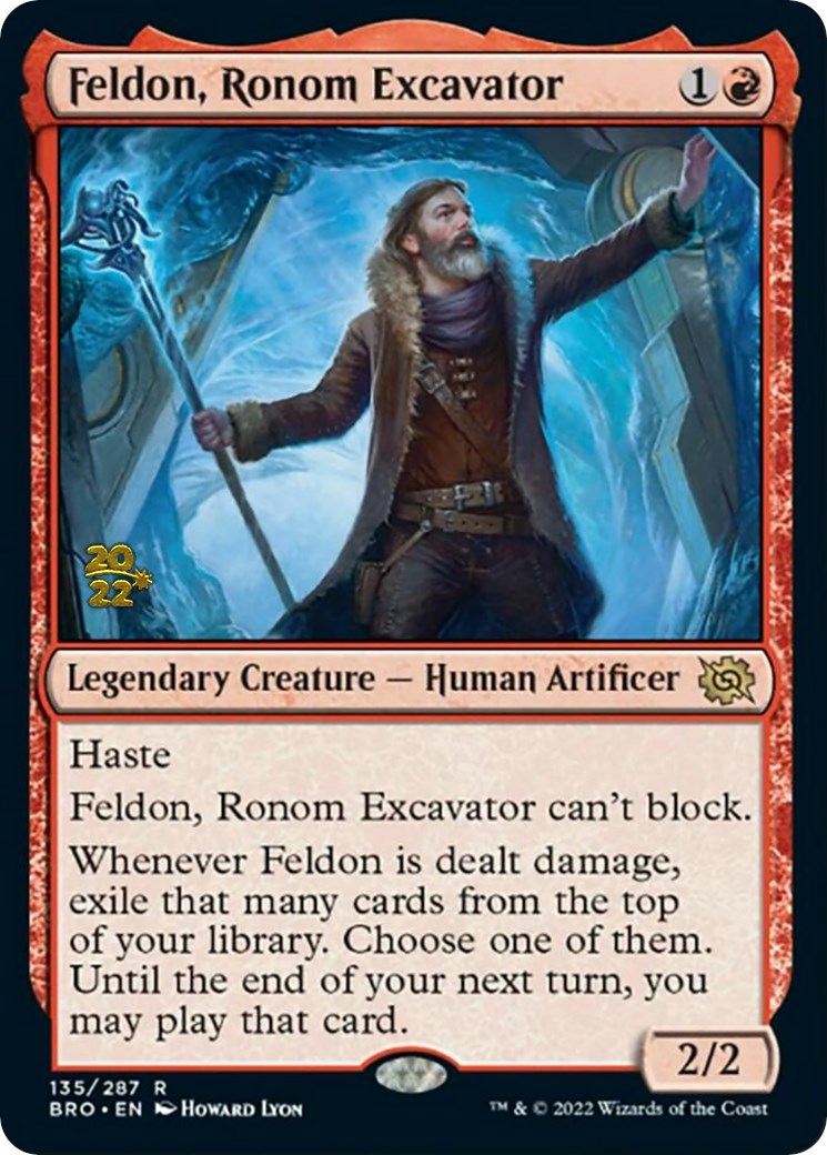 Feldon, Ronom Excavator [The Brothers' War: Prerelease Promos] - Destination Retro