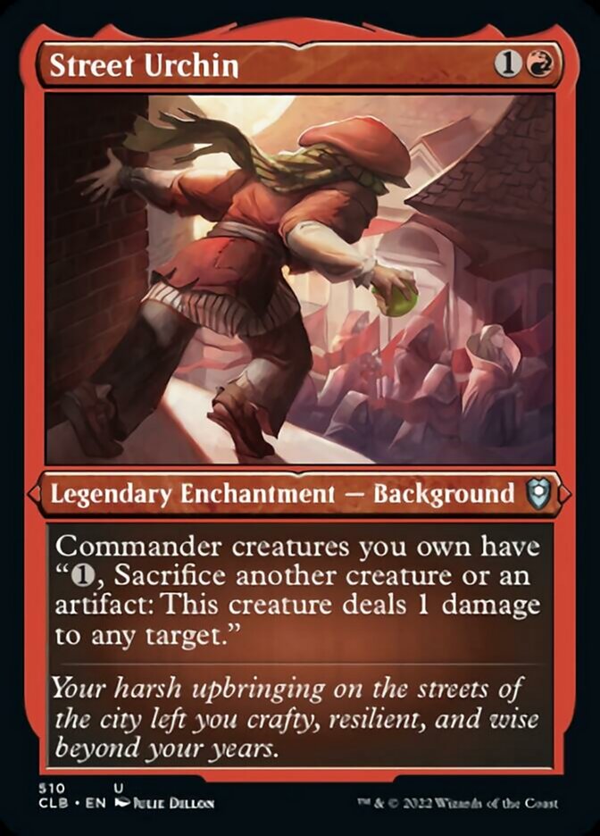 Street Urchin (Foil Etched) [Commander Legends: Battle for Baldur's Gate] - Destination Retro