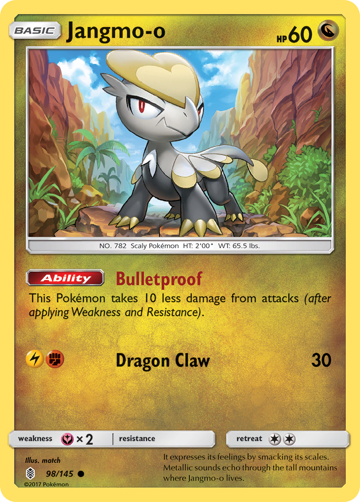 Jangmo-o (98/145) [Sun & Moon: Guardians Rising] - Destination Retro