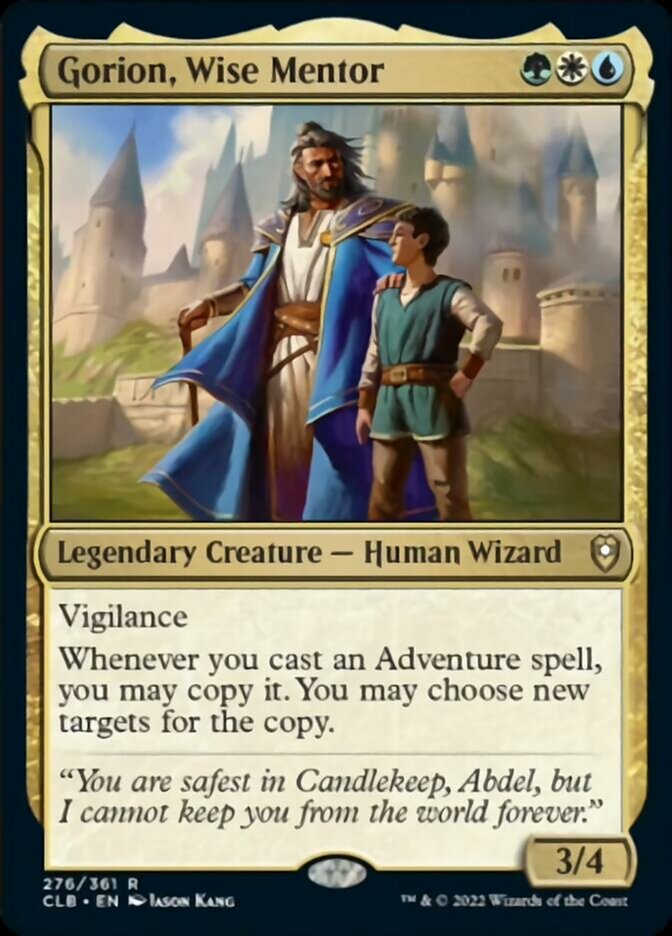 Gorion, Wise Mentor [Commander Legends: Battle for Baldur's Gate] - Destination Retro