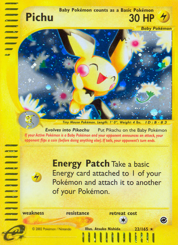 Pichu (22/165) [Expedition: Base Set] - Destination Retro