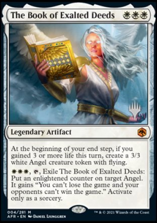 The Book of Exalted Deeds (Promo Pack) [Dungeons & Dragons: Adventures in the Forgotten Realms Promos] - Destination Retro