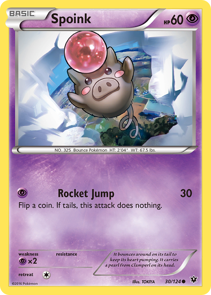 Spoink (30/124) [XY: Fates Collide] - Destination Retro