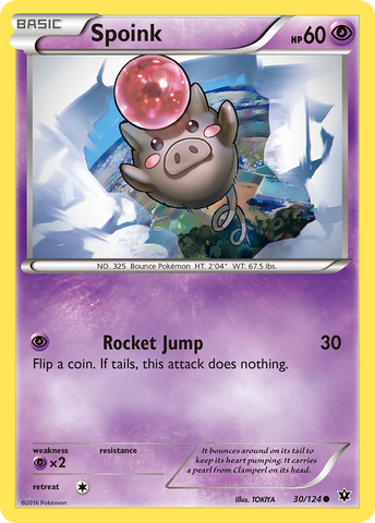 Spoink (30/124) [XY: Fates Collide] - Destination Retro