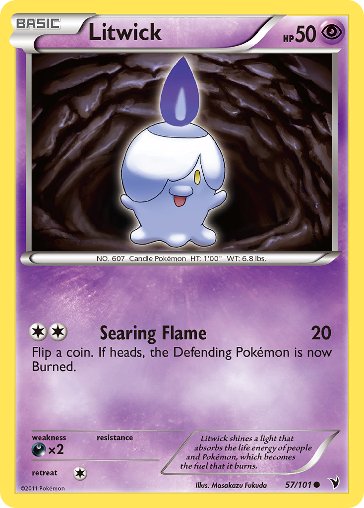 Litwick (57/101) [Black & White: Noble Victories] - Destination Retro