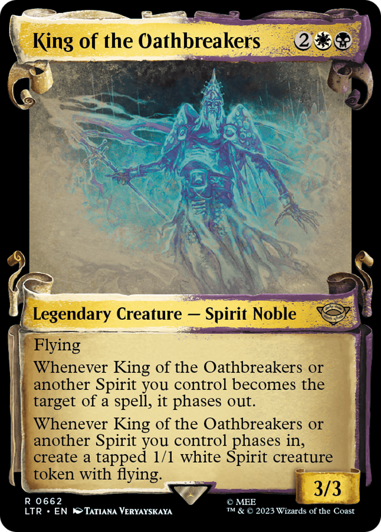 King of the Oathbreakers [The Lord of the Rings: Tales of Middle-Earth Showcase Scrolls] - Destination Retro