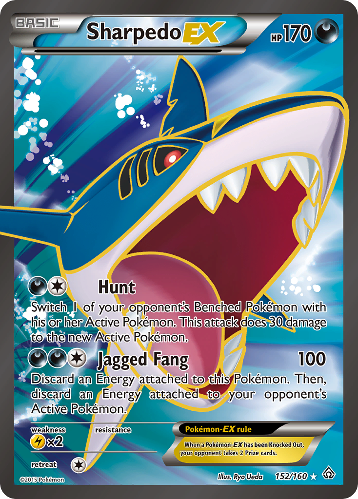 Sharpedo EX (152/160) [XY: Primal Clash] - Destination Retro