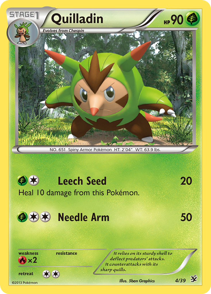 Quilladin (4/39) [XY: Kalos Starter Set] - Destination Retro
