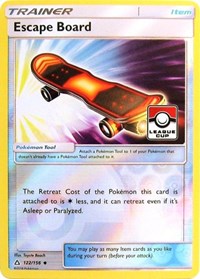 Escape Board (122/156) (League Promo) [Sun & Moon: Ultra Prism] - Destination Retro