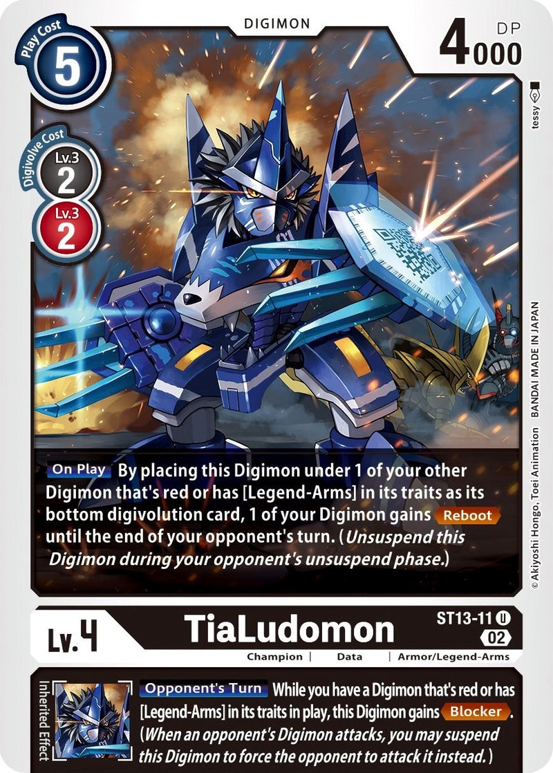 TiaLudomon [ST13-11] [Starter Deck: Ragnaloardmon] - Destination Retro