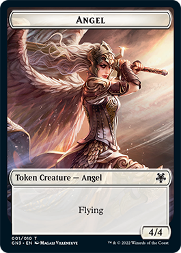 Zombie // Angel Double-Sided Token [Game Night: Free-for-All Tokens] - Destination Retro