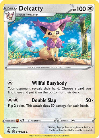 Delcatty (211/264) [Sword & Shield: Fusion Strike] - Destination Retro
