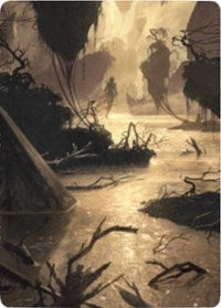 Murkwater Pathway Art Card [Zendikar Rising Art Series] - Destination Retro