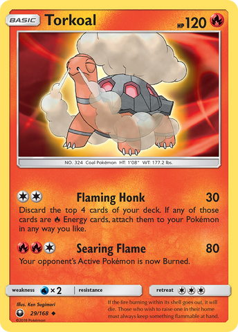 Torkoal (29/168) [Sun & Moon: Celestial Storm] - Destination Retro