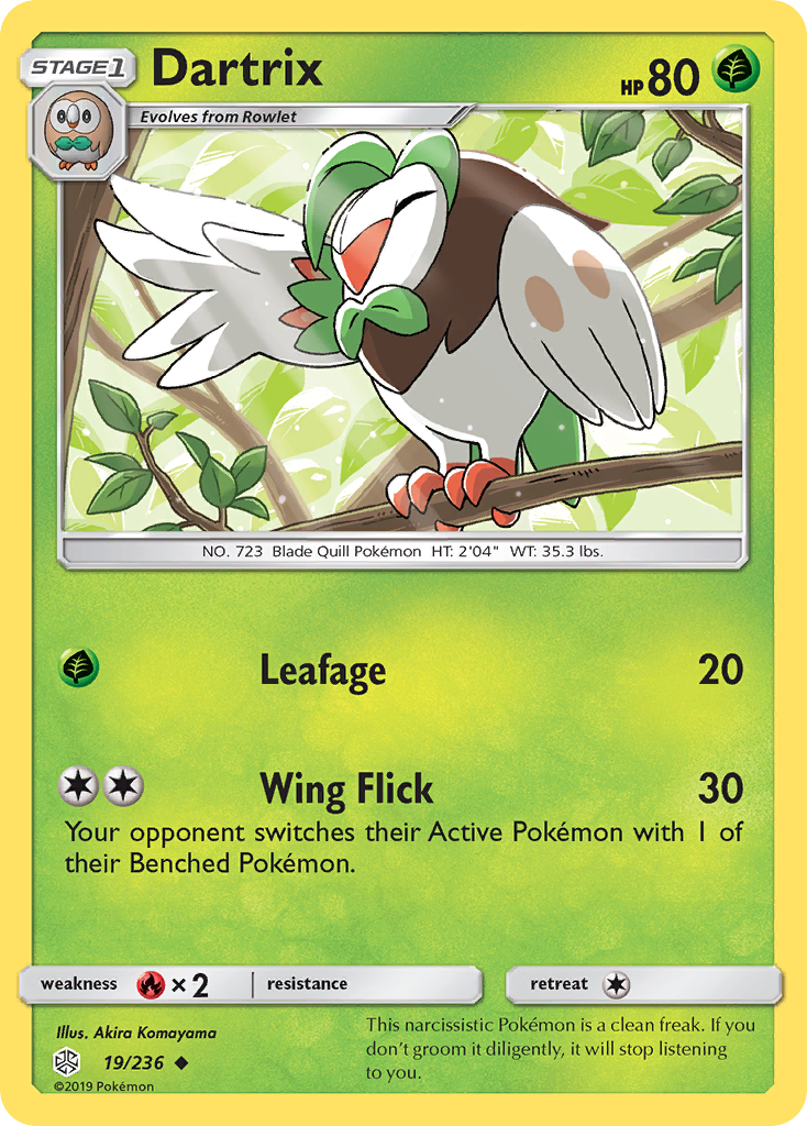 Dartrix (19/236) [Sun & Moon: Cosmic Eclipse] - Destination Retro
