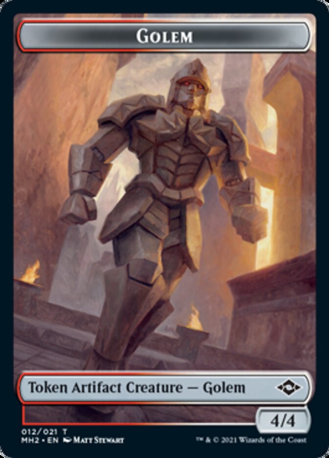 Golem Token [Modern Horizons 2 Tokens] - Destination Retro