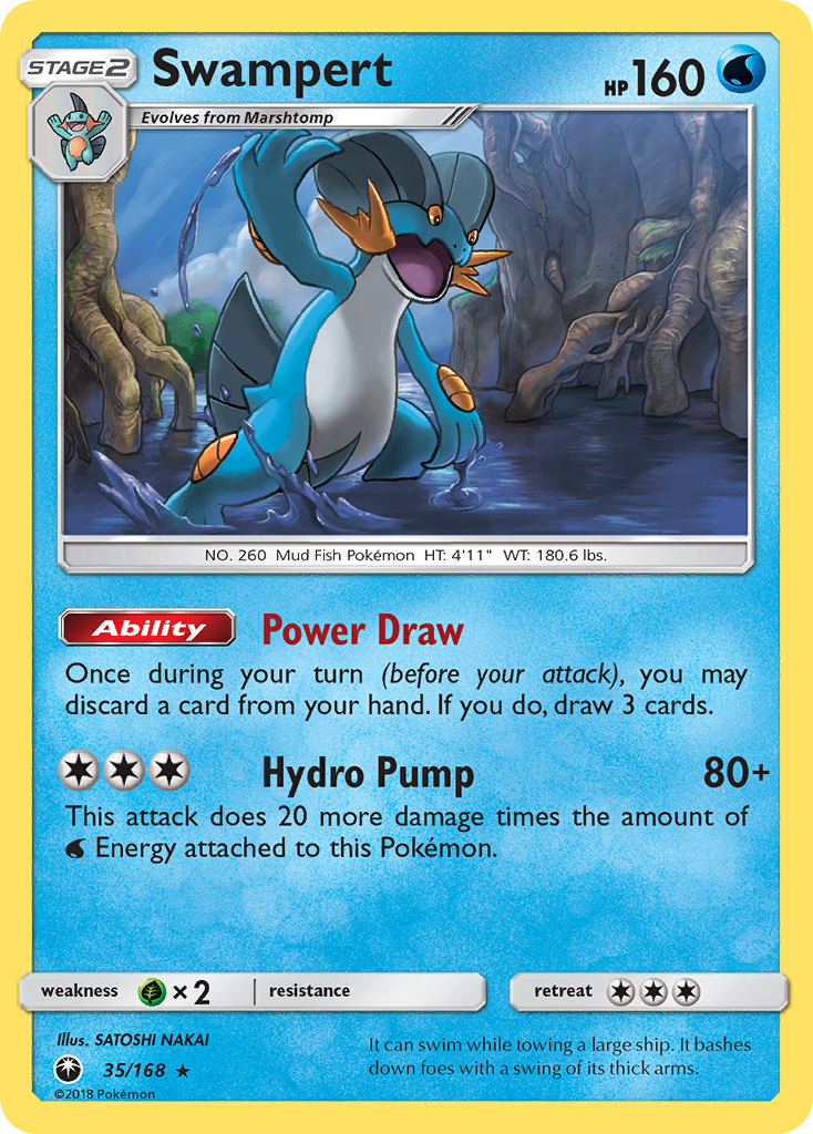 Swampert (35/168) [Sun & Moon: Celestial Storm] - Destination Retro