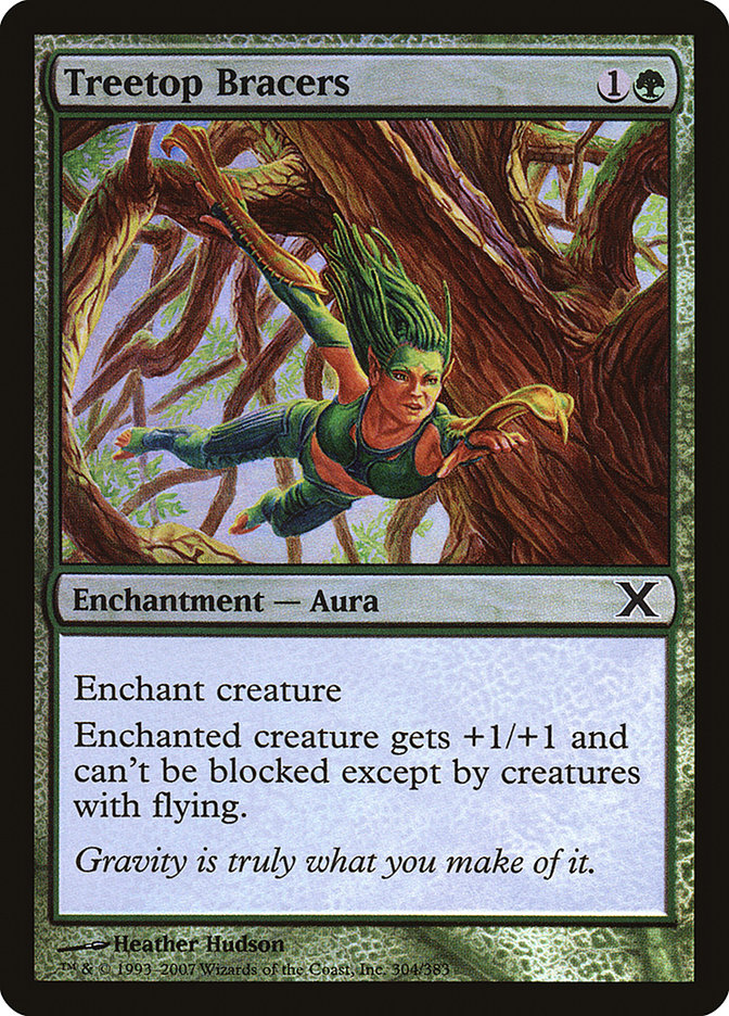 Treetop Bracers (Premium Foil) [Tenth Edition] - Destination Retro