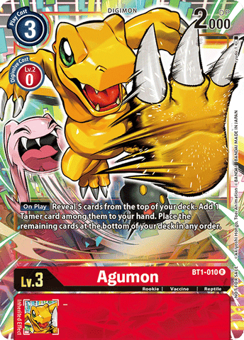 Agumon [BT1-010] (Dash Pack) [Release Special Booster Ver.1.0 Promos] - Destination Retro