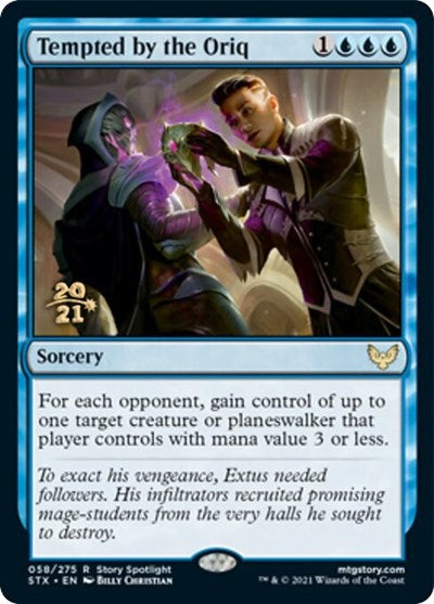 Tempted by the Oriq [Strixhaven: School of Mages Prerelease Promos] - Destination Retro