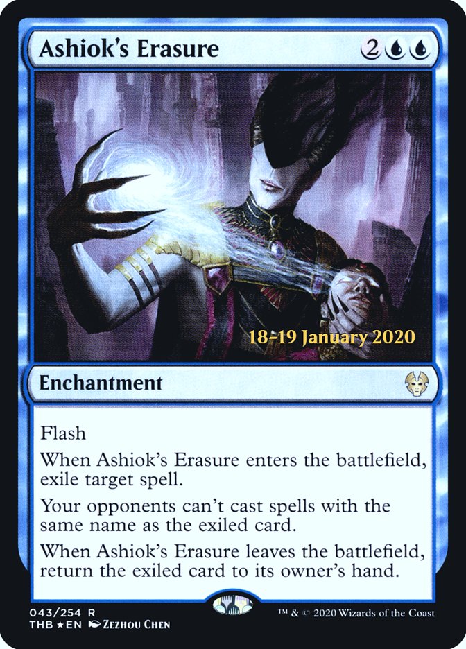 Ashiok's Erasure [Theros Beyond Death Prerelease Promos] - Destination Retro