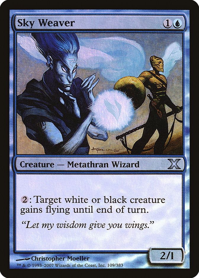 Sky Weaver (Premium Foil) [Tenth Edition] - Destination Retro
