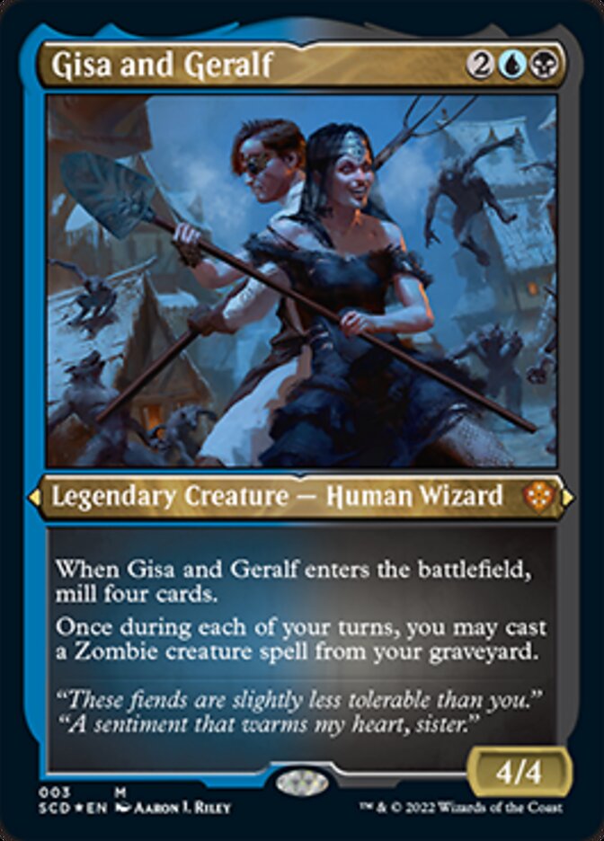 Gisa and Geralf (Foil Etched) [Starter Commander Decks] - Destination Retro