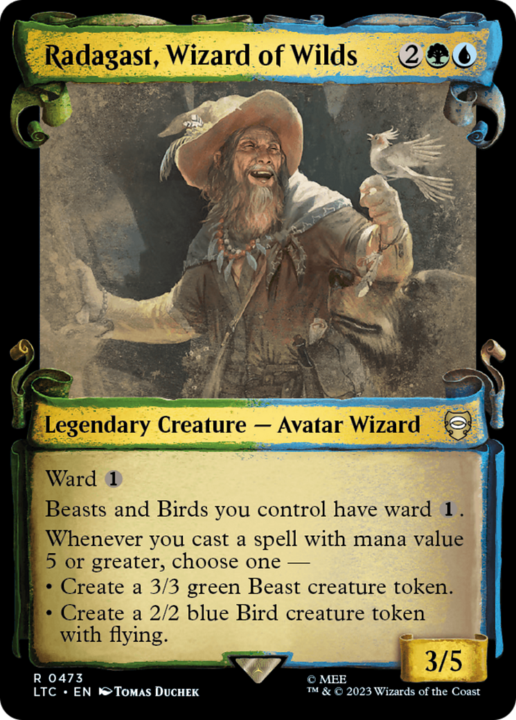 Radagast, Wizard of Wilds [The Lord of the Rings: Tales of Middle-Earth Commander Showcase Scrolls] - Destination Retro