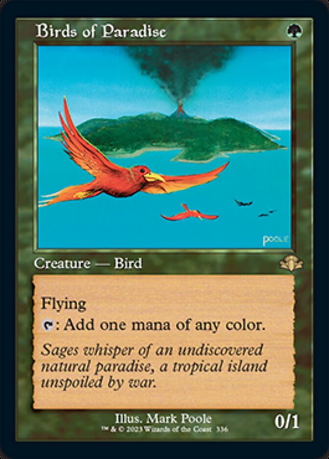Birds of Paradise (Retro) [Dominaria Remastered] - Destination Retro