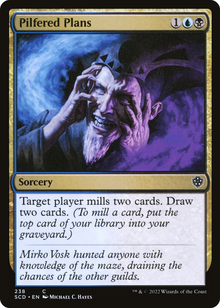 Pilfered Plans [Starter Commander Decks] - Destination Retro