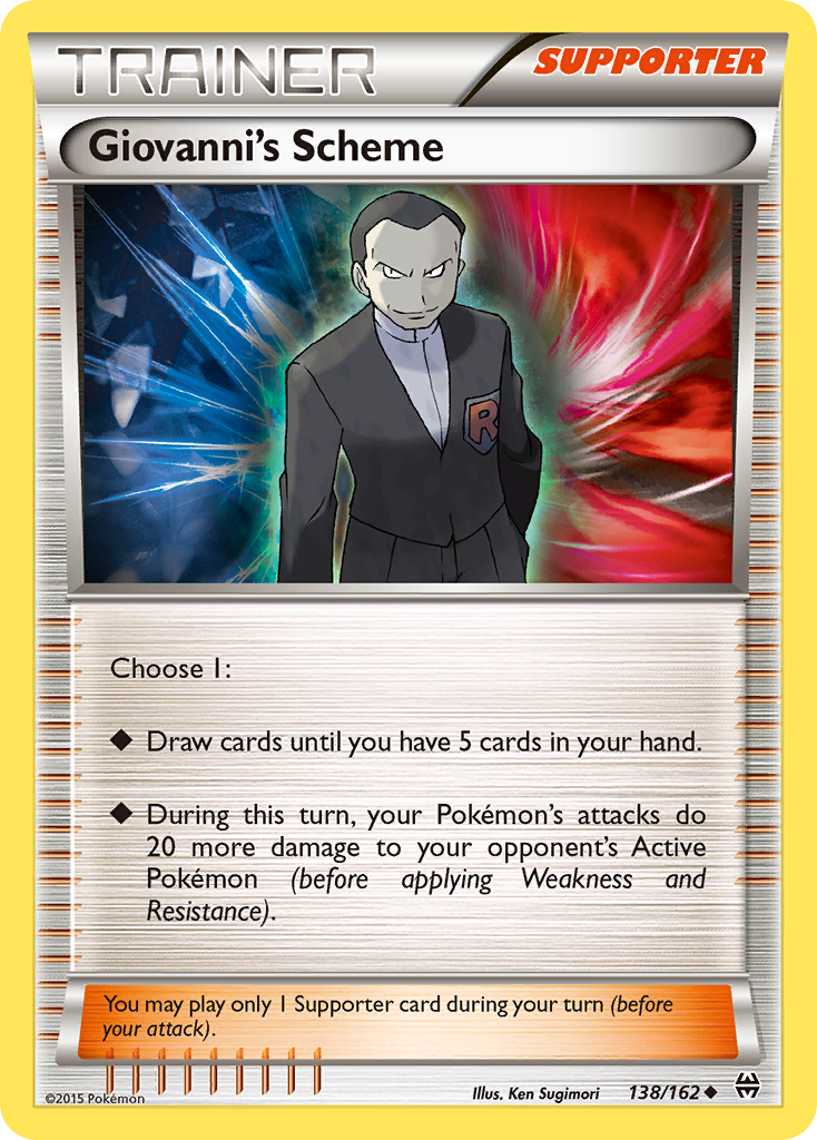 Giovanni's Scheme (138/162) [XY: BREAKthrough] - Destination Retro