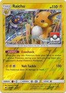Raichu (41/147) (League Promo 4th Place) [Sun & Moon: Burning Shadows] - Destination Retro